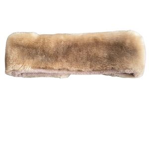 F.L.A.G. Accessories Camel Faux Fur Ear Warmer Elastic Stretch Band Teddy